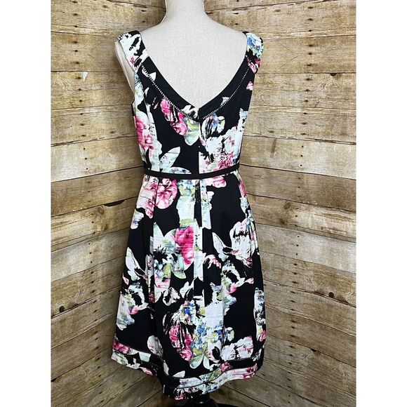 WHBM FLORAL WEDDING GUEST GRADUATION SPECIAL OCCASION PARTY DINNER PARTY DRESS - Picture 6 of 7